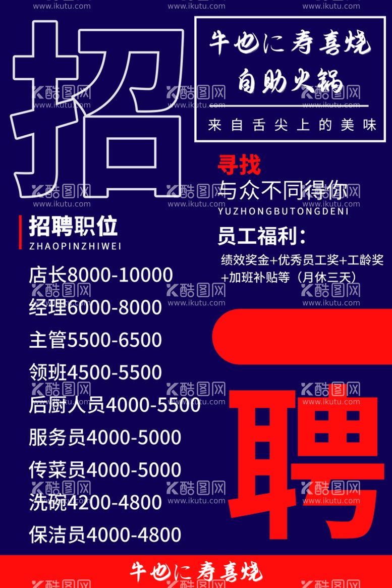 编号：76482110030339249437【酷图网】源文件下载-招聘海报