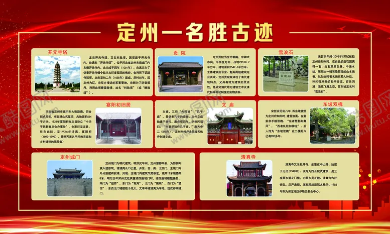 编号：68432710041136482714【酷图网】源文件下载-定州八景