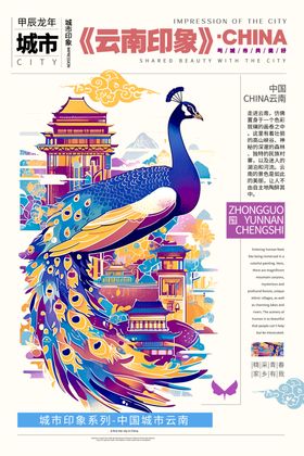 云南印象特色海报