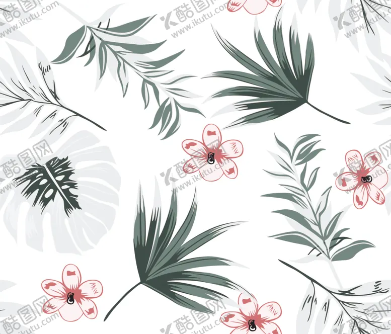 编号：57731606270025018050【酷图网】源文件下载-矢量花叶