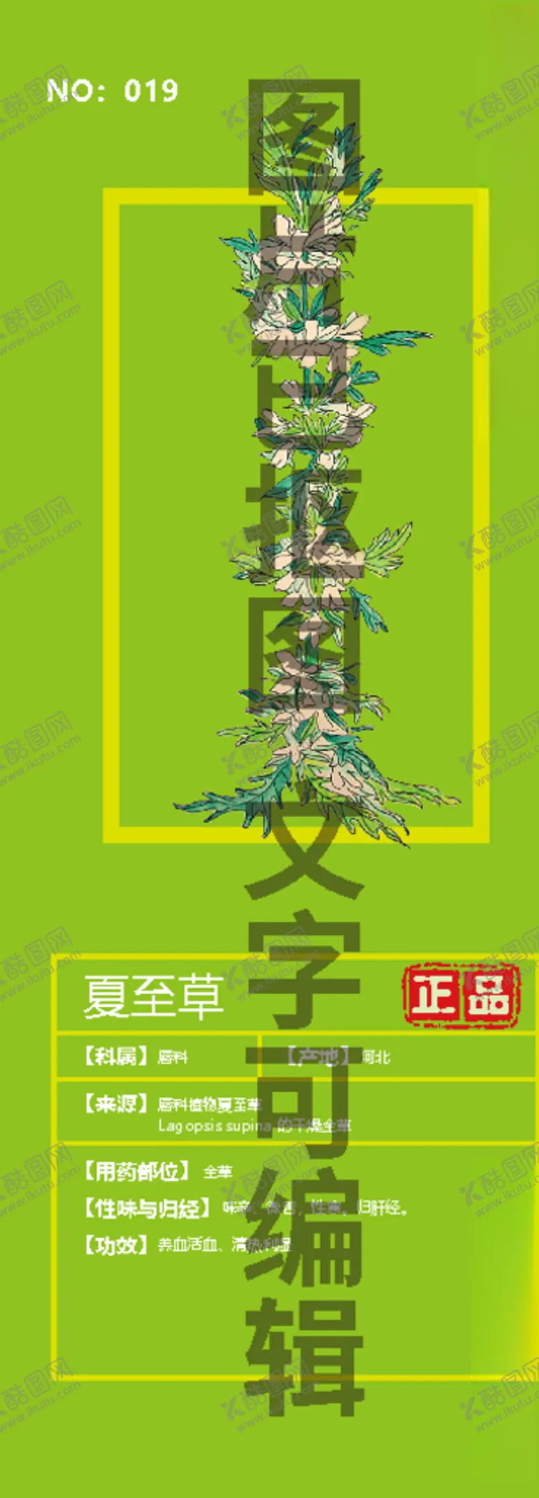编号：42468004212029117870【酷图网】源文件下载-夏至草