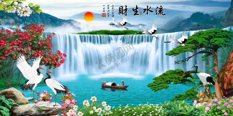 编号：15407504271106378409【酷图网】源文件下载-山水画