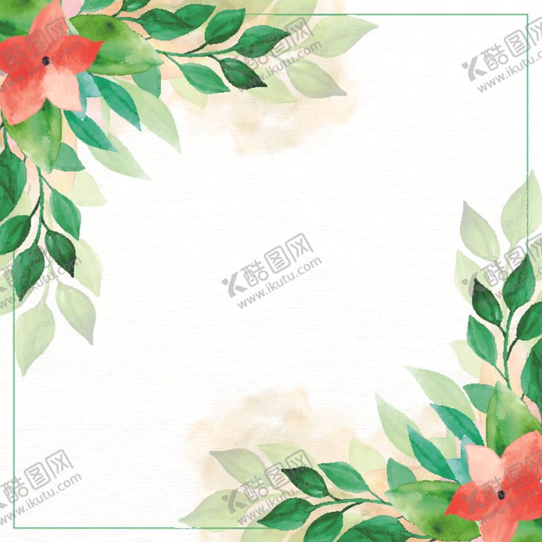 编号：89348005070626434031【酷图网】源文件下载-水彩花卉插画