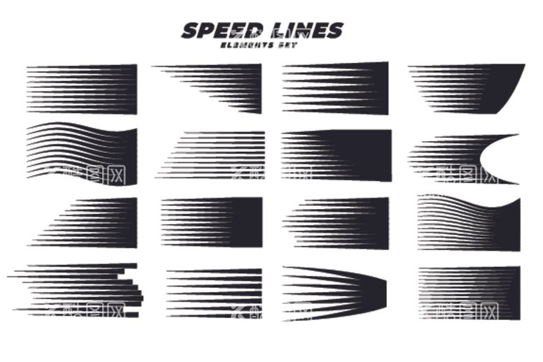编号：37066212210529368913【酷图网】源文件下载-速度线