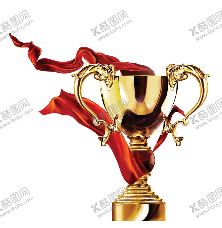 编号：91497010311127217987【酷图网】源文件下载-奖杯丝带丝绸合成海报素材