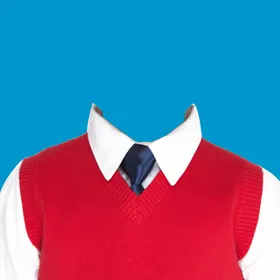 证件照衣服西装免扣衬衫黑领带