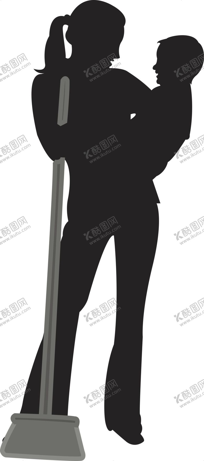编号：65059106180202322118【酷图网】源文件下载-一家人剪影
