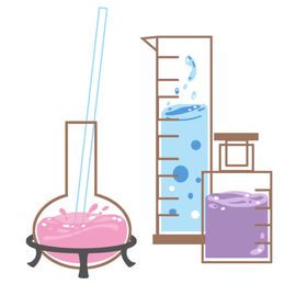 科学化学实验器材PNG