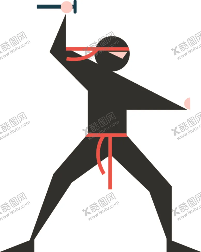 编号：80333504301841431555【酷图网】源文件下载-卡通忍者