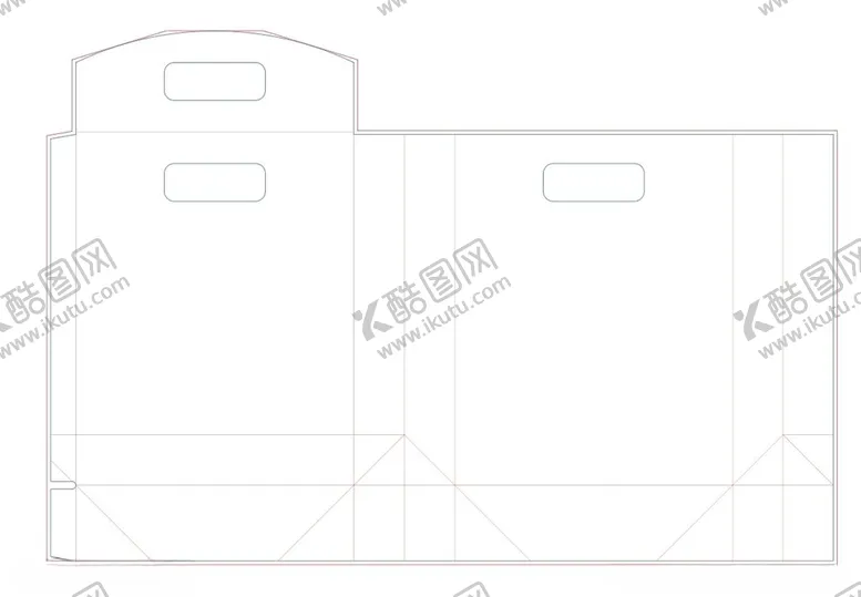 编号：12554302170422165361【酷图网】源文件下载-封口手提袋
