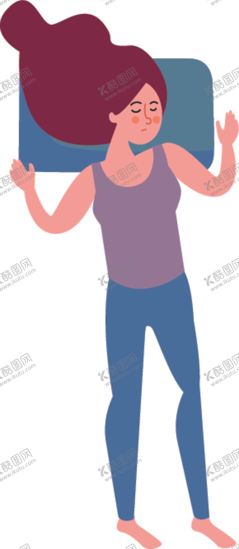 编号：36140703270925517316【酷图网】源文件下载-睡觉姿势