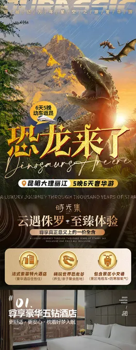 云南旅游奢华详情页