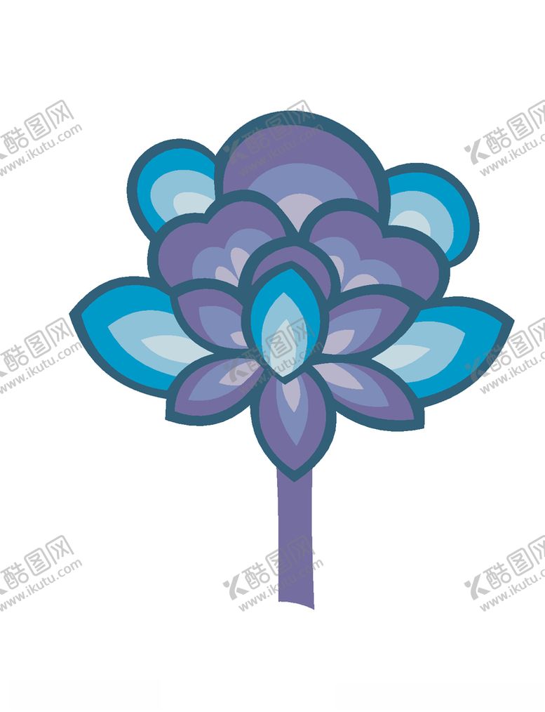 编号：51539509241226561381【酷图网】源文件下载-敦煌风格绘画植物花朵