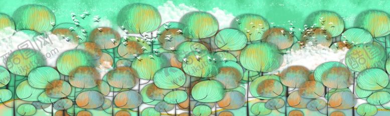 编号：27835605041809584947【酷图网】源文件下载-创意国潮装饰画图片
