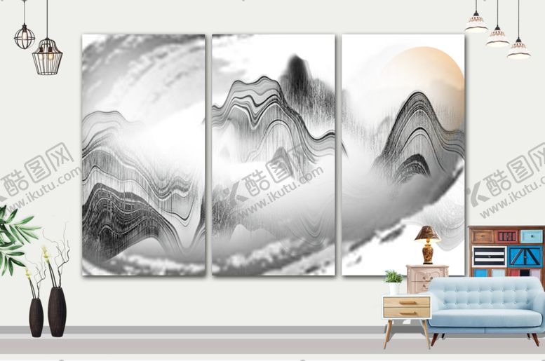 编号：80352005091345111914【酷图网】源文件下载-山水画