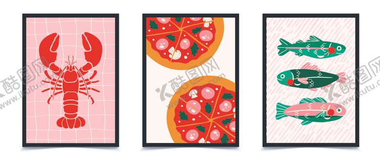 编号：25907110310404117012【酷图网】源文件下载-海鲜插图