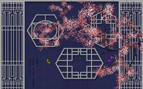 轻奢时尚几何背景图