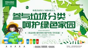简约绿色环保海报