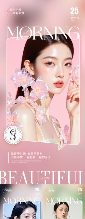 医美早安海报