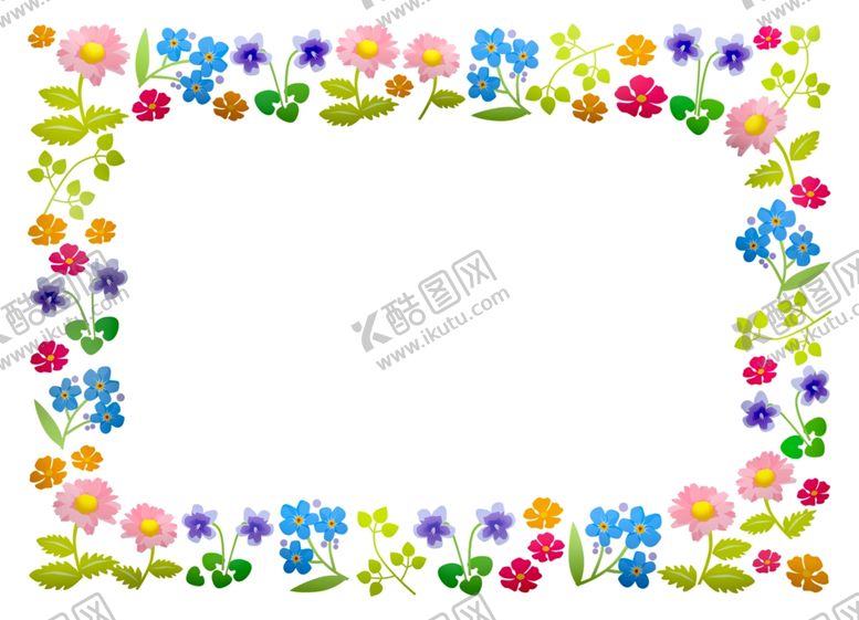 编号：41947510312112459953【酷图网】源文件下载-花环边框