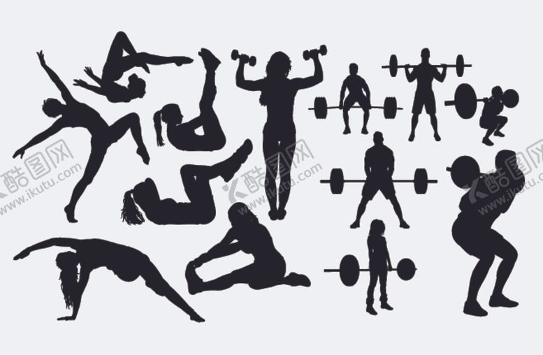 编号：99343909231526285973【酷图网】源文件下载-运动剪影