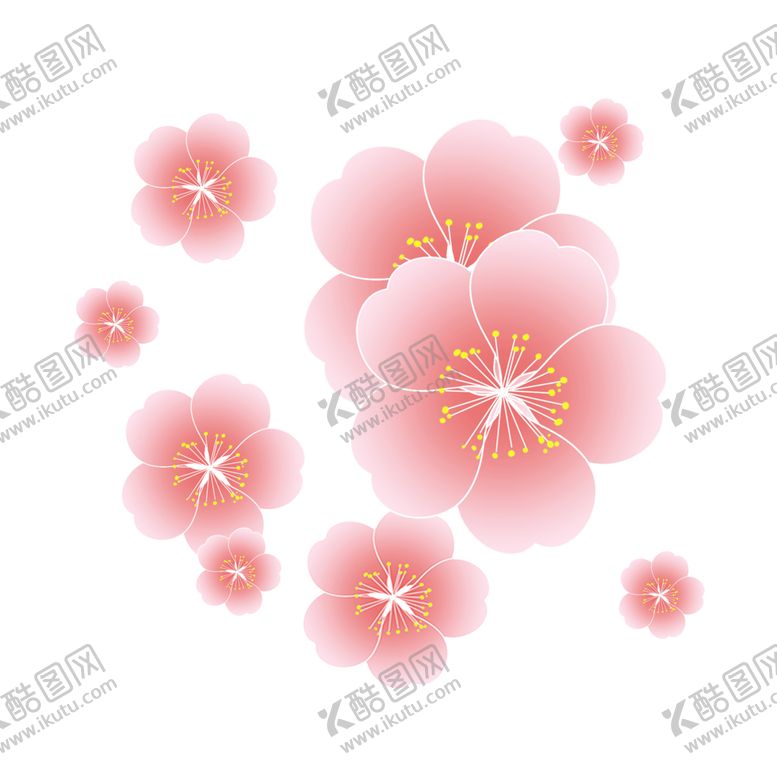 编号：22419410051506372932【酷图网】源文件下载-梅花
