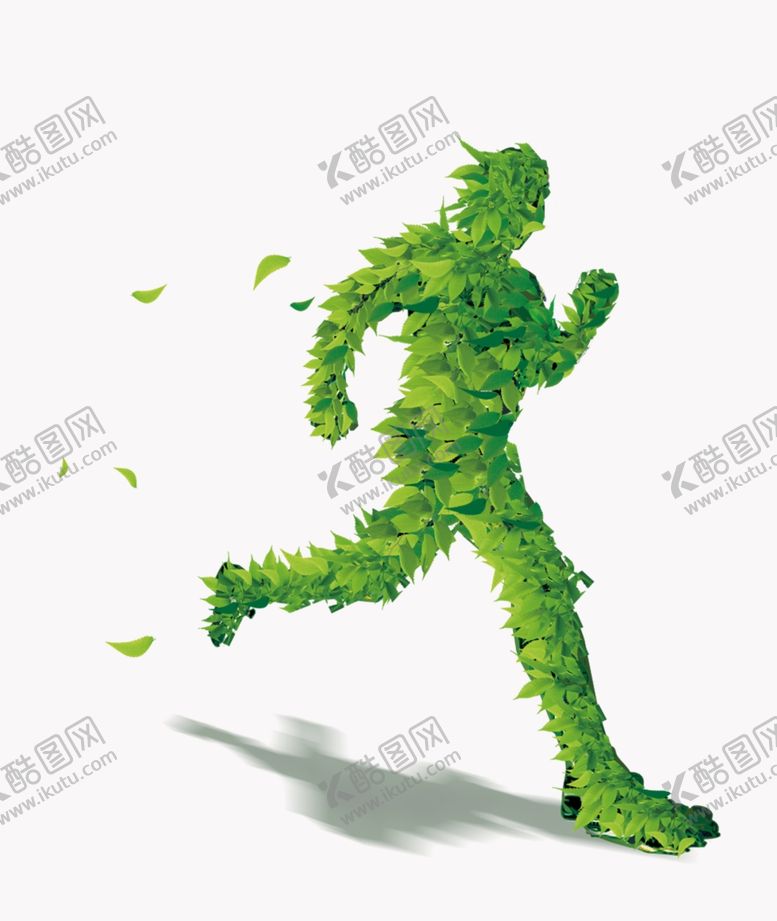 编号：17260410170823272694【酷图网】源文件下载-树叶人