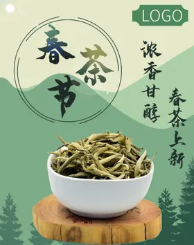 新茶上市叶画册普洱淘宝