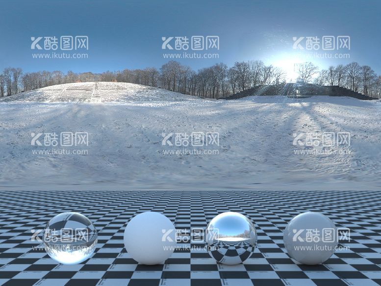 编号：94158610110921580679【酷图网】源文件下载-HDR贴图C4D雪景贴图