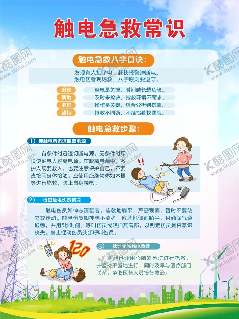 编号：77174211211556345618【酷图网】源文件下载-防触电海报