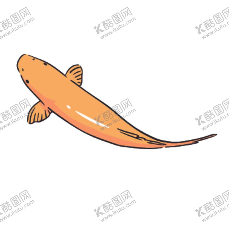 编号：38269909221543566860【酷图网】源文件下载-鲤鱼插画图案