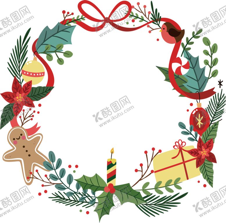 编号：88370409260222153784【酷图网】源文件下载-花环