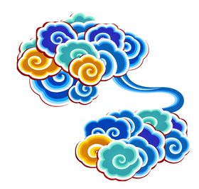 七彩玫瑰png