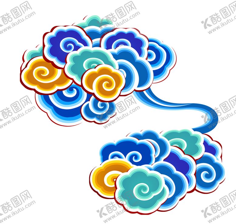 编号：82656209221806119980【酷图网】源文件下载-七彩祥云png