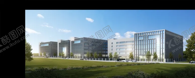 编号：69079210272152515558【酷图网】源文件下载-厂房工业园区园区效果图片