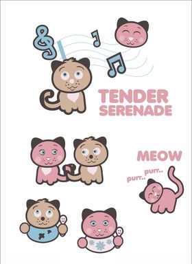 卡通猫咪