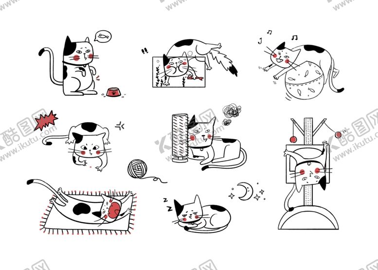 编号：23670910152100414319【酷图网】源文件下载-猫咪