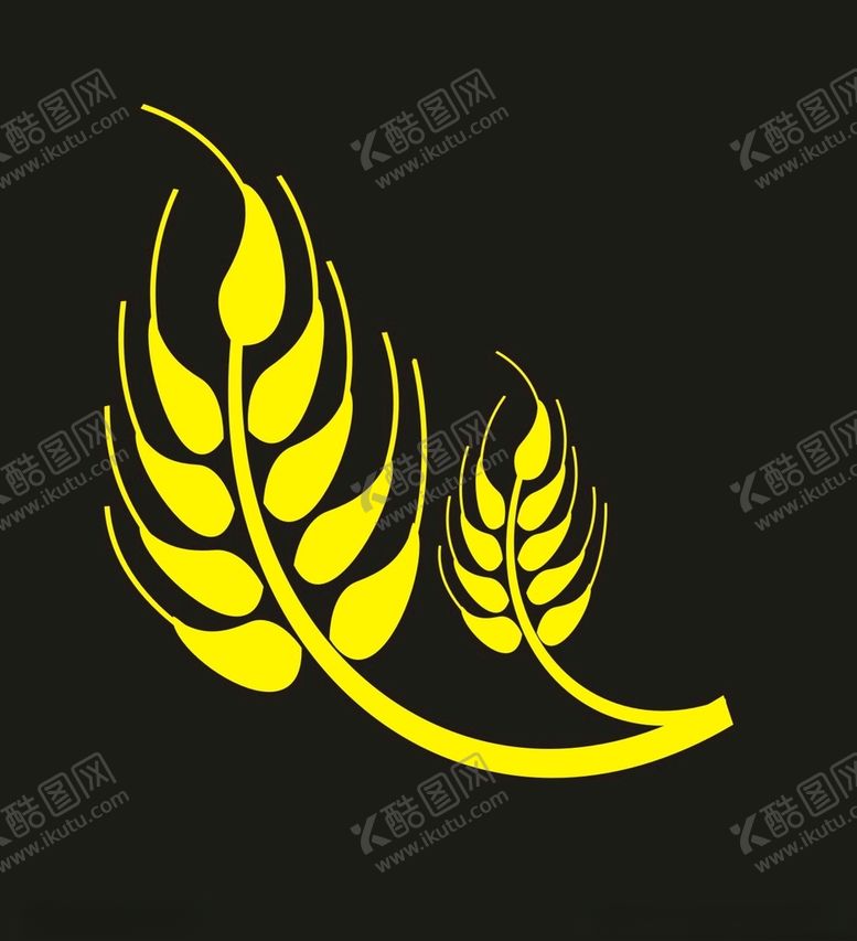 编号：41721701190123519474【酷图网】源文件下载-麦穗矢量