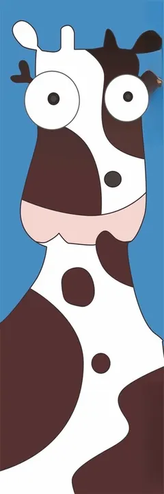 十二生肖卡通牛幼儿园手绘
