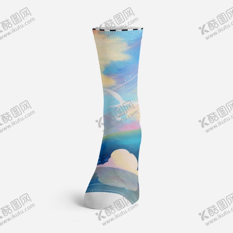 编号：90958009281218512306【酷图网】源文件下载-原创场景一双袜子样机