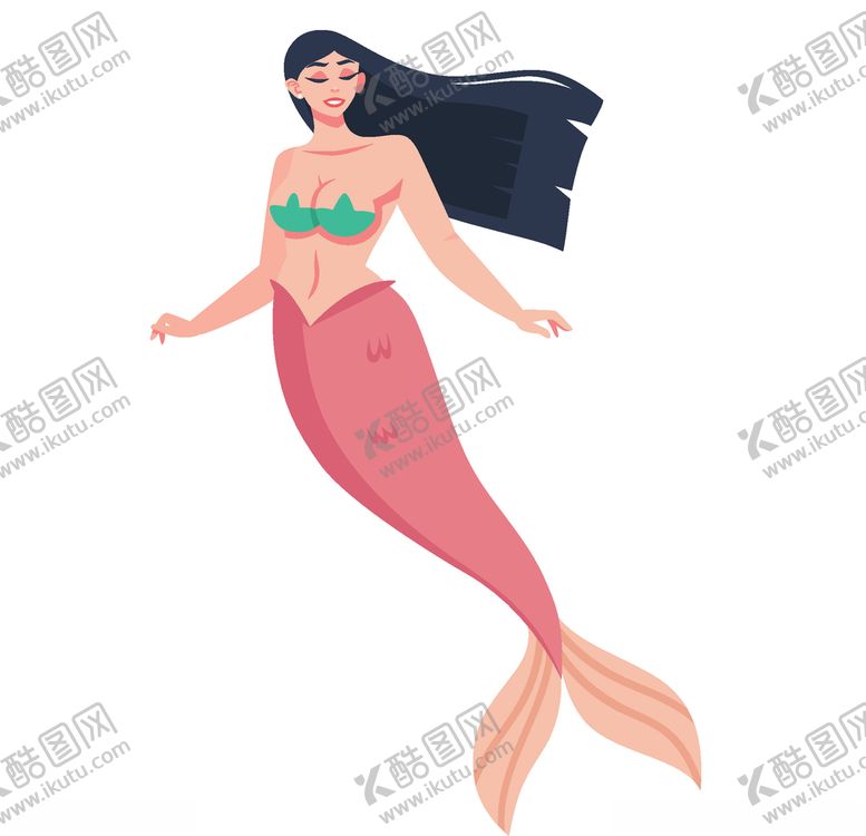 编号：48179307050036376639【酷图网】源文件下载-美人鱼