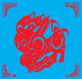 兔子剪纸