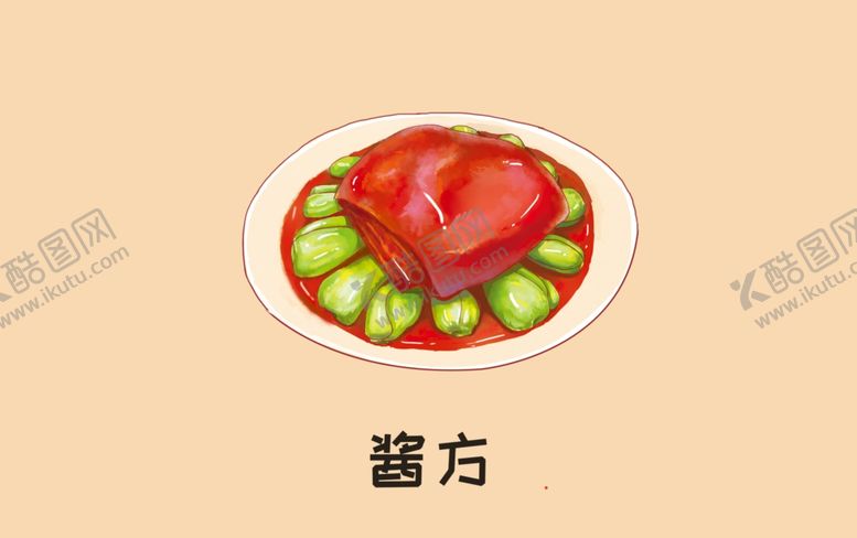 编号：74905510221859321940【酷图网】源文件下载-手绘名吃