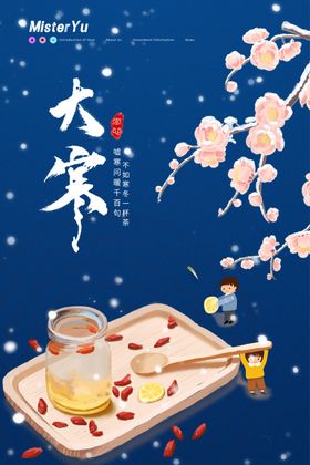 24节气大寒海报