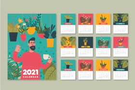 2021年日历