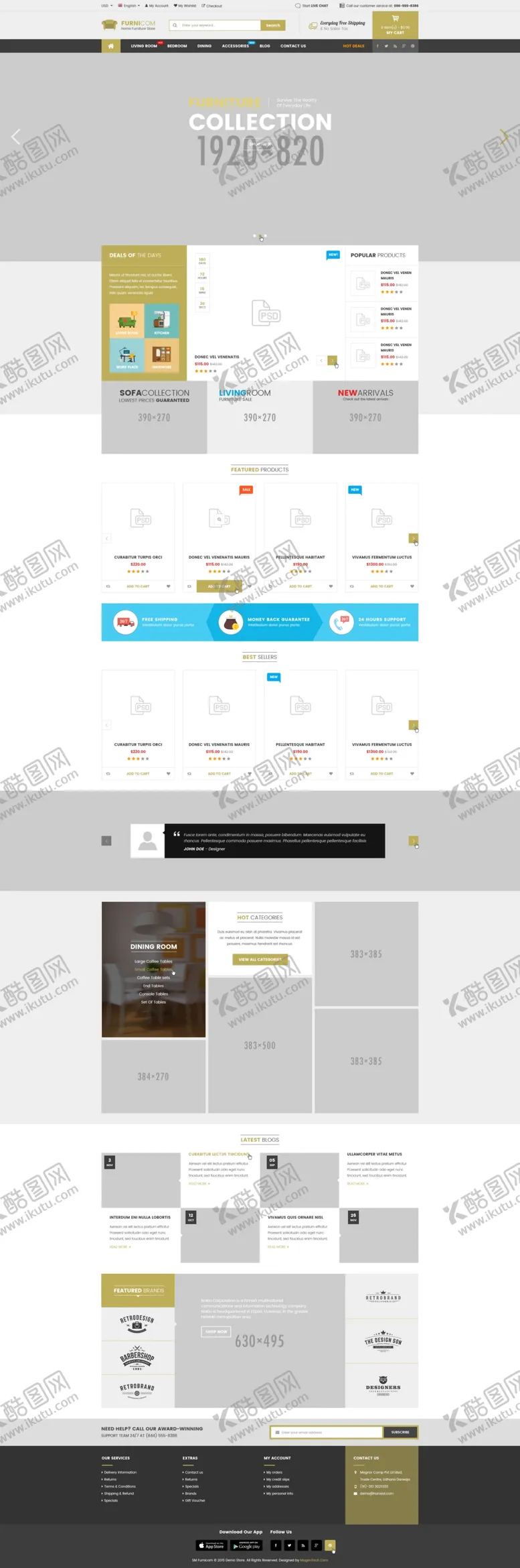 编号：76772403141919553397【酷图网】源文件下载-家具产品电子商务网站