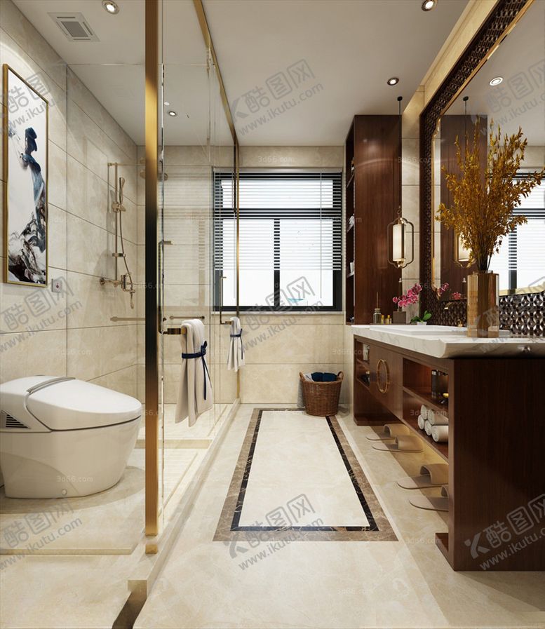 编号：14814510311431178607【酷图网】源文件下载-东南亚卫生间