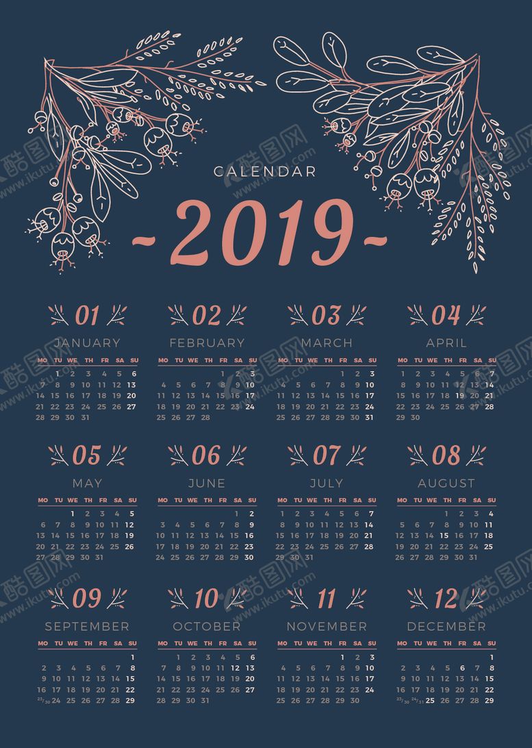 编号：56857909141002117997【酷图网】源文件下载-台历