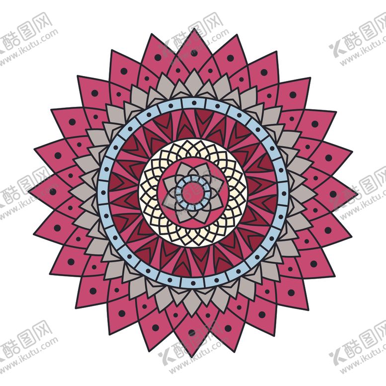 编号：27224809111603593714【酷图网】源文件下载-曼陀罗图案