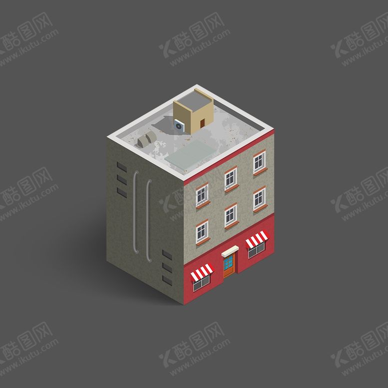 编号：56671310270728091953【酷图网】源文件下载-扁平建筑